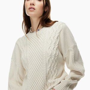 Aritzia Sunday Best Cable Knit Sweater